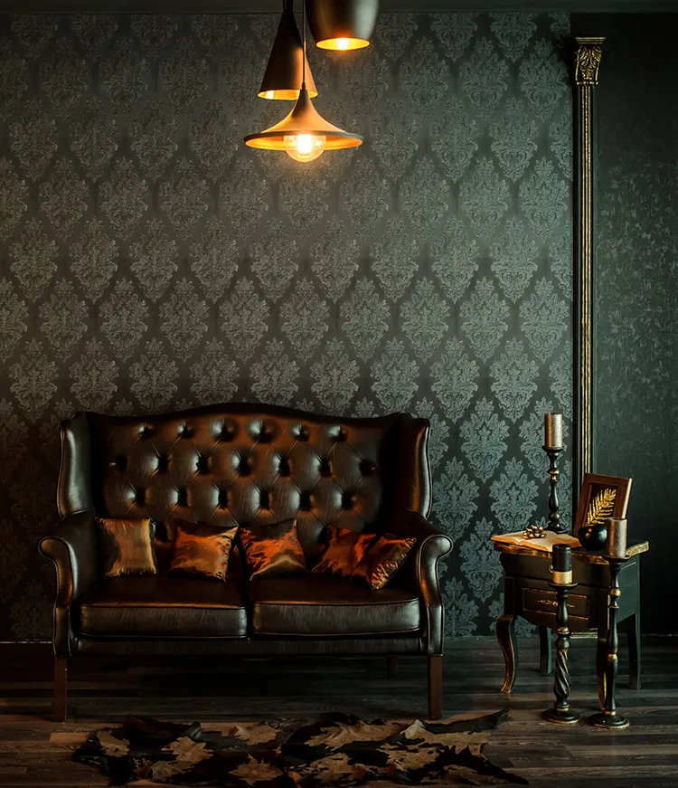 Vintage art deco aesthetics